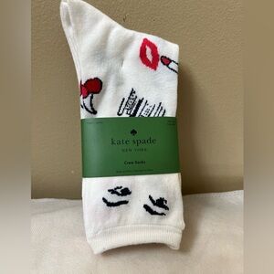 Kate Spade 3 Pairs Crew Socks NWT